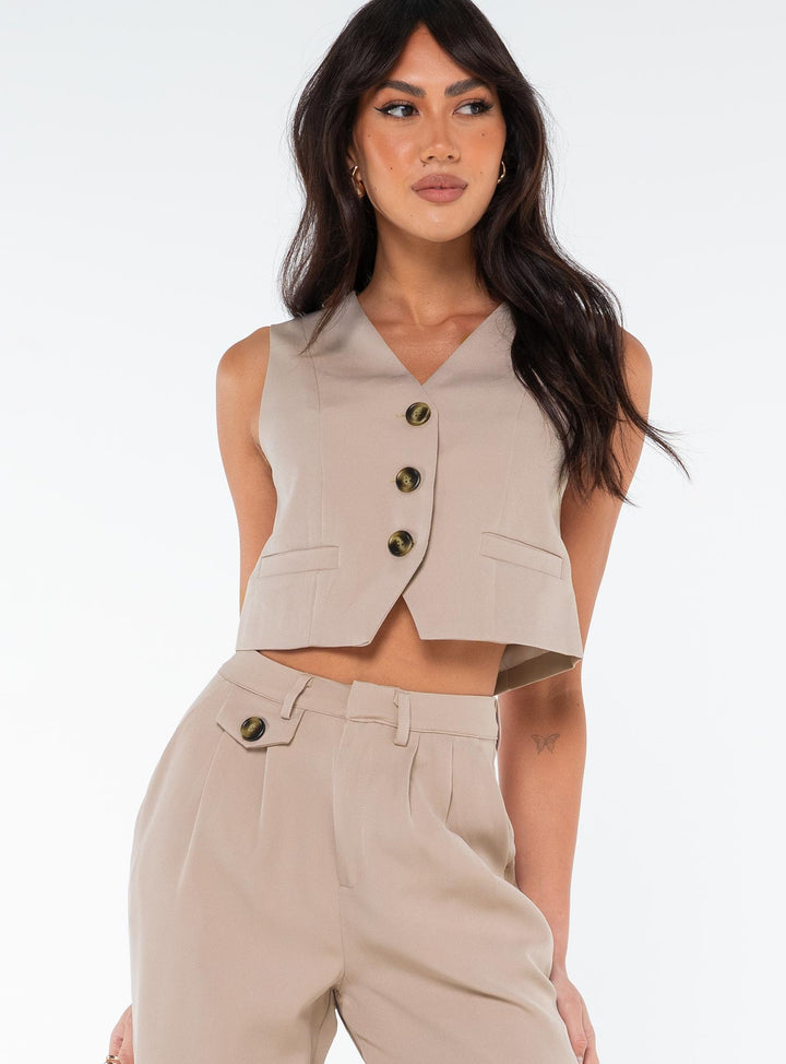 Murison Vest Beige