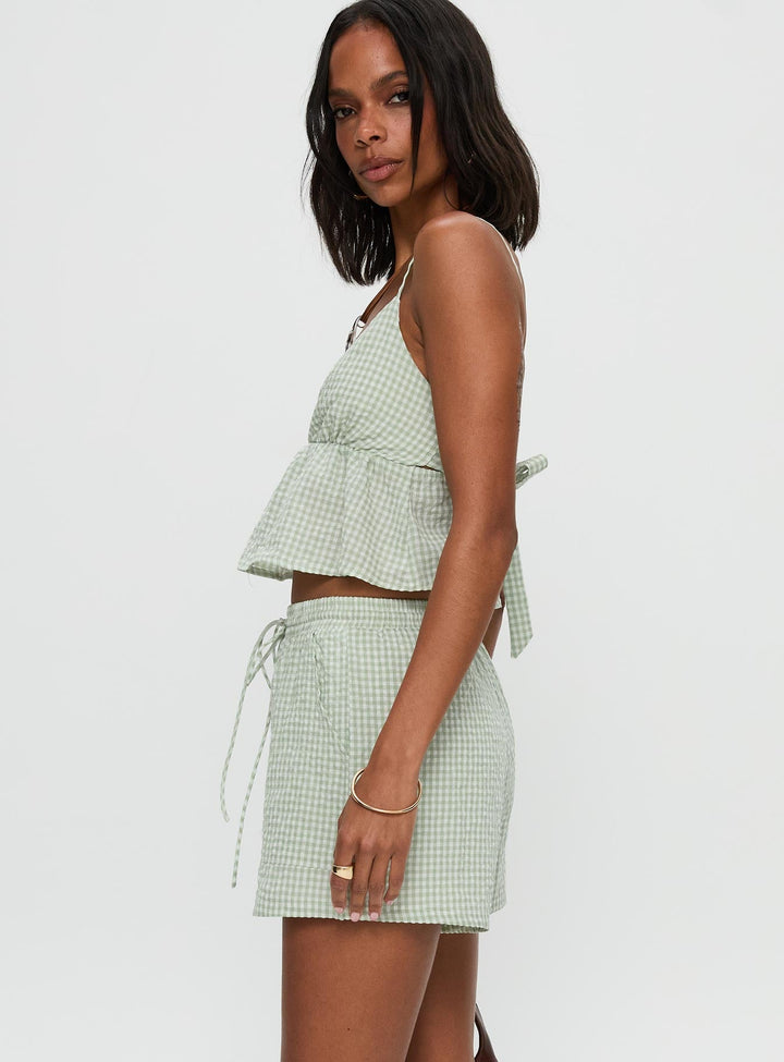 Lille Set Grün Gingham
