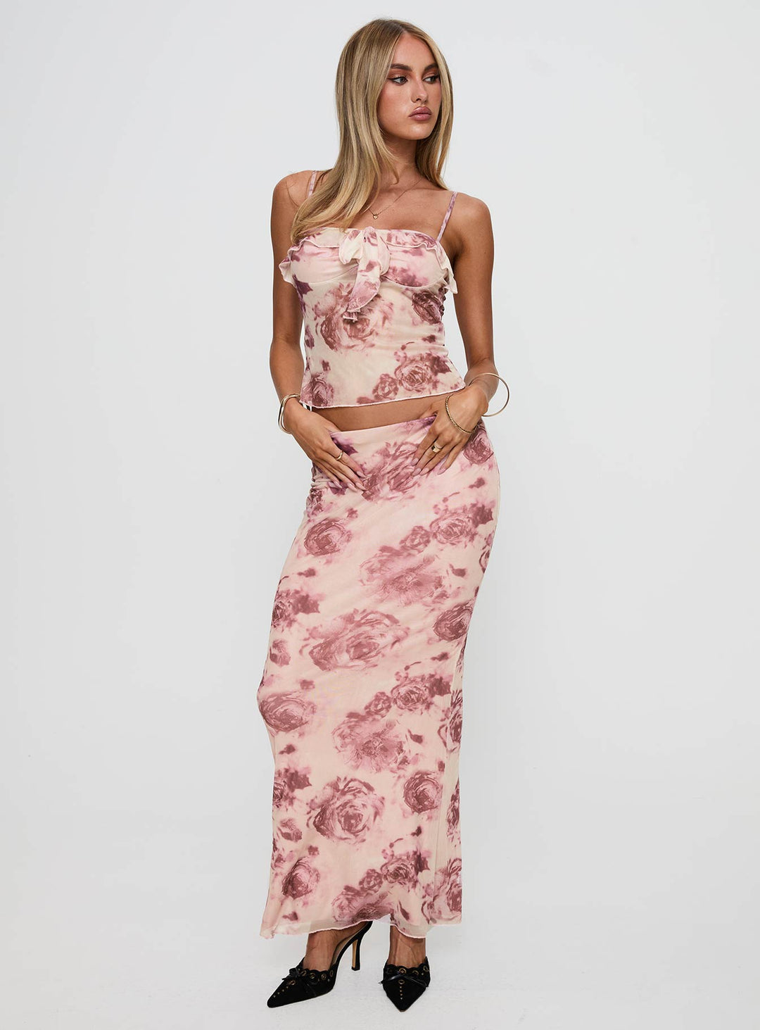 Manifest It Set Rosa Blumen