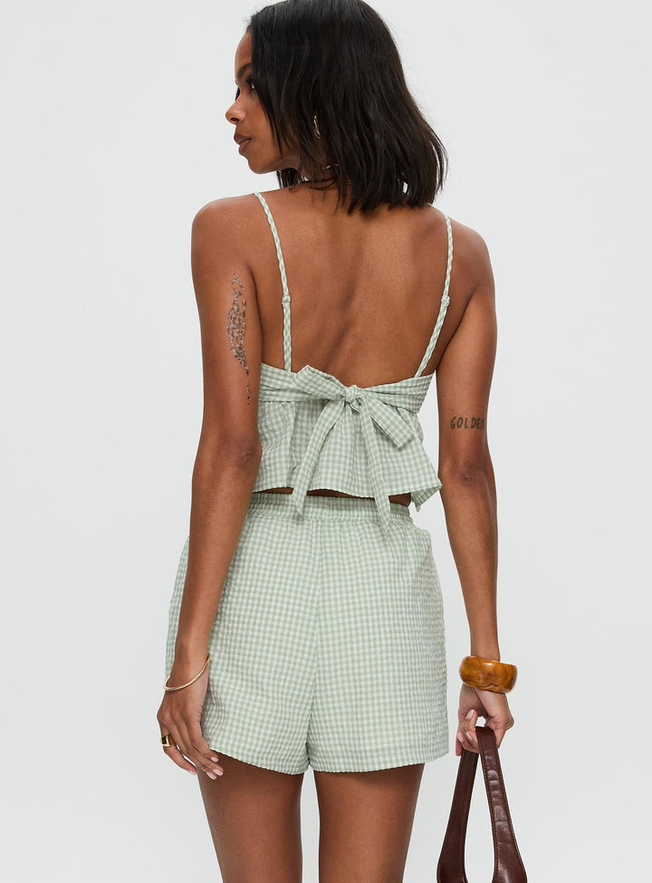 Lille Set Grün Gingham