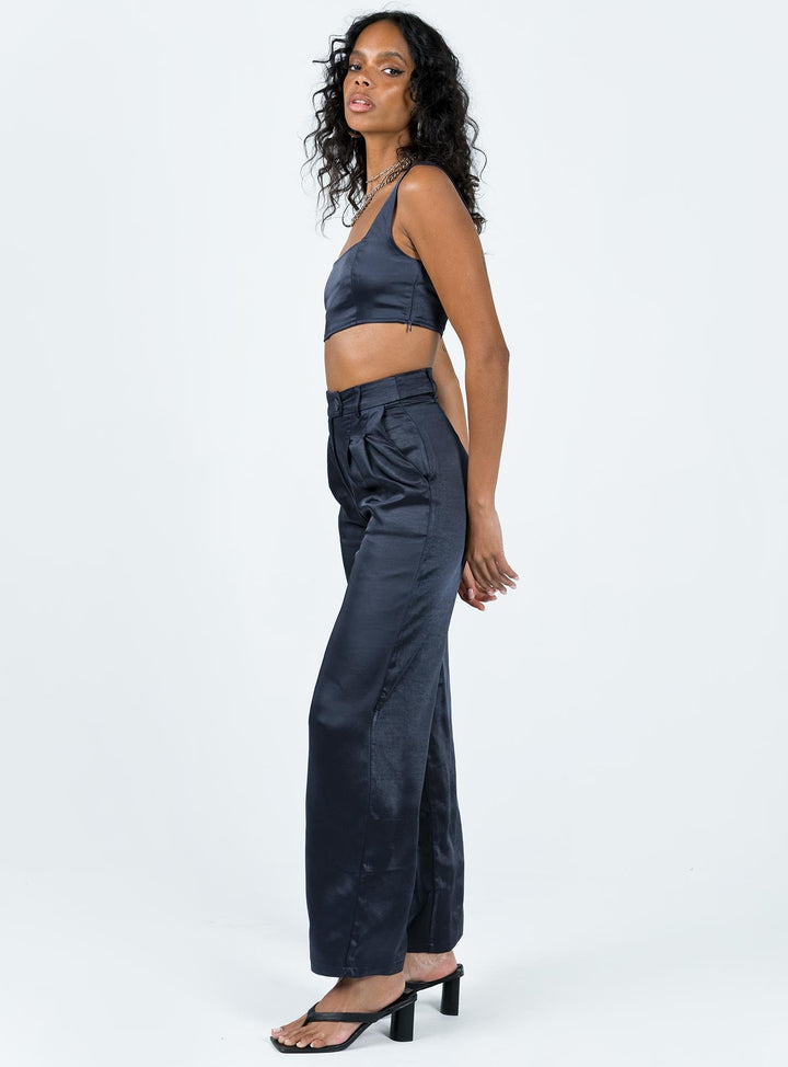 Huxley Satin Set Navy