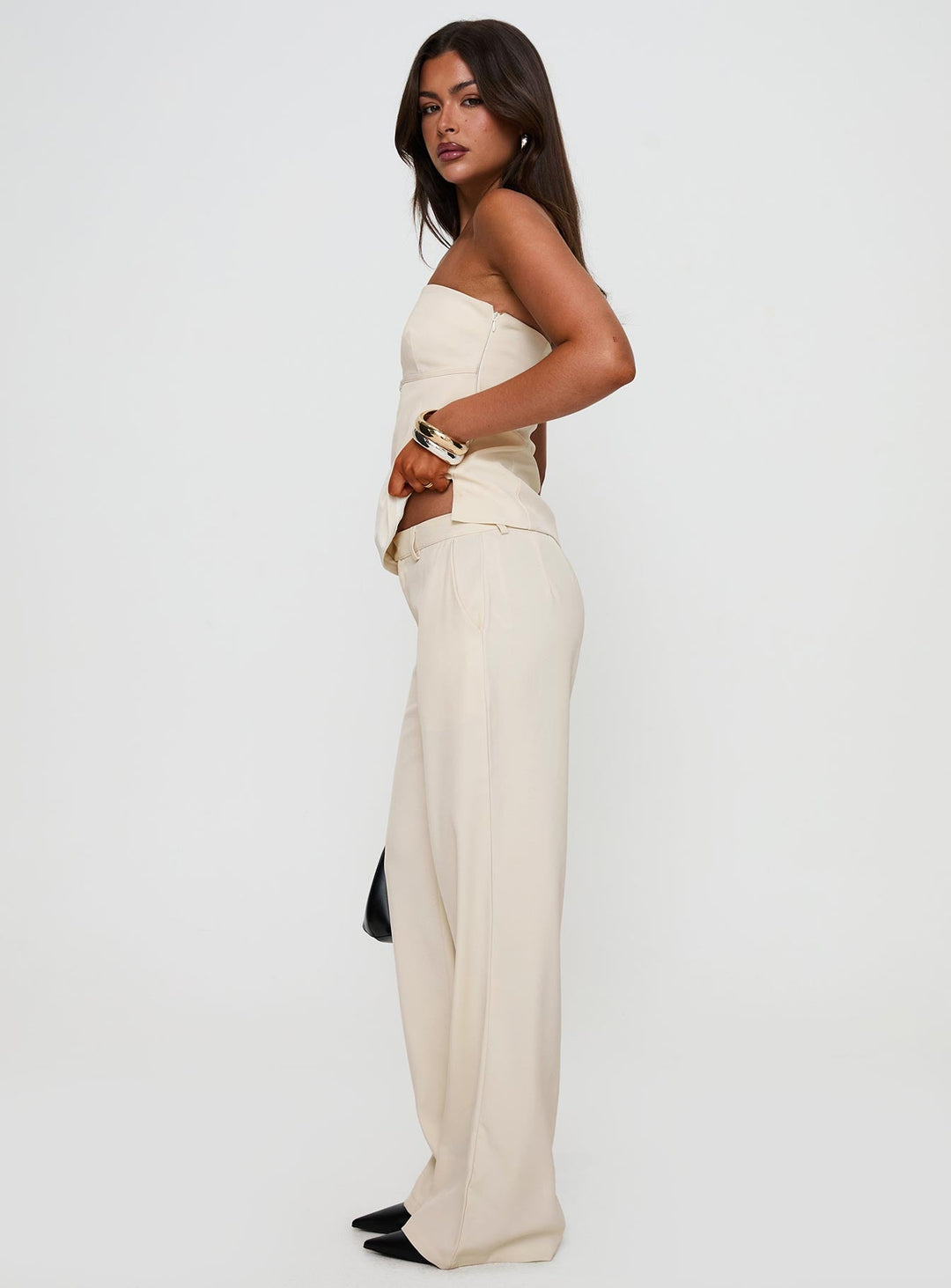 Irresistible Wide Leg Pant Creme Petite