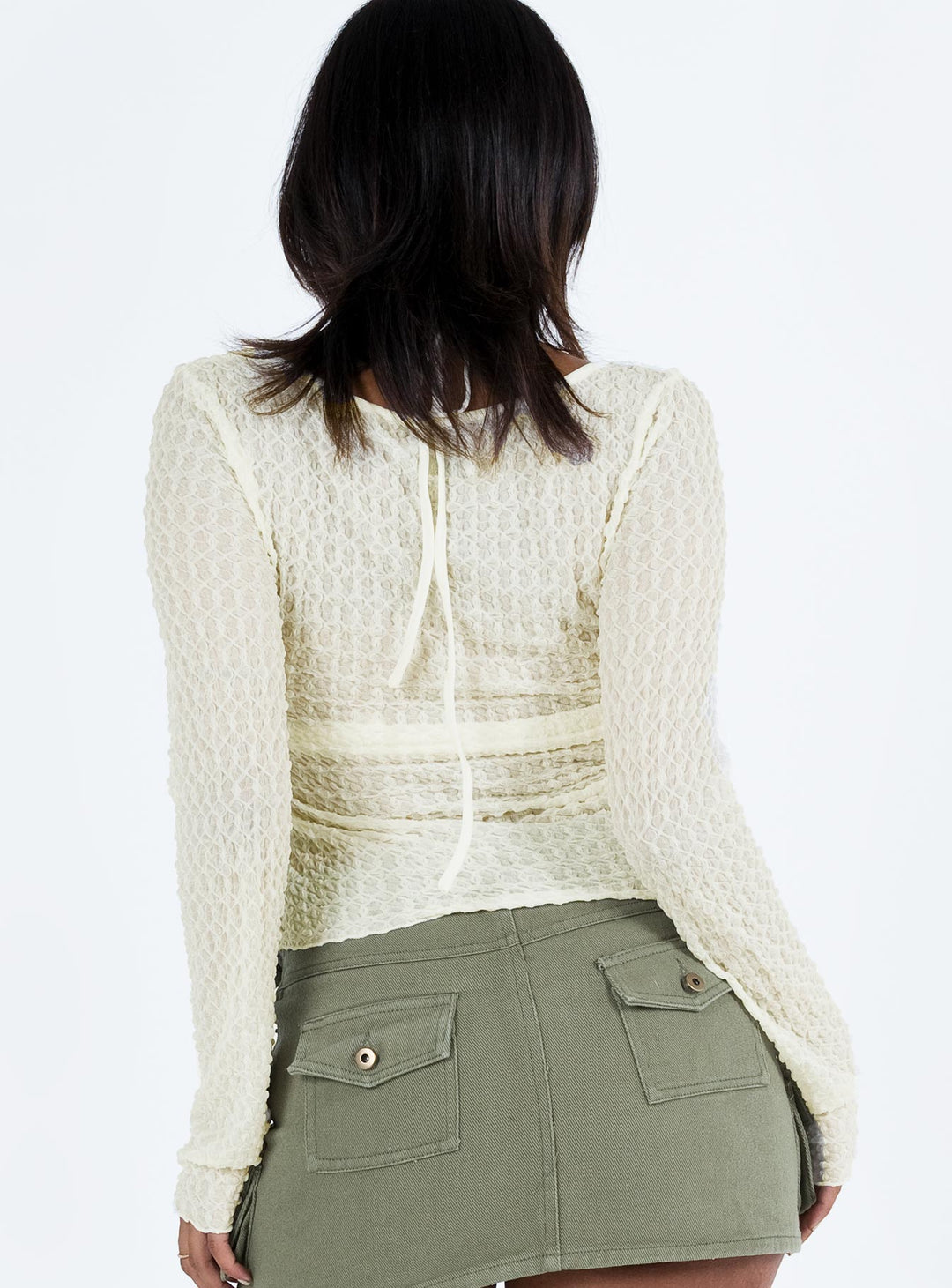 Lyner Langarmshirt Off White