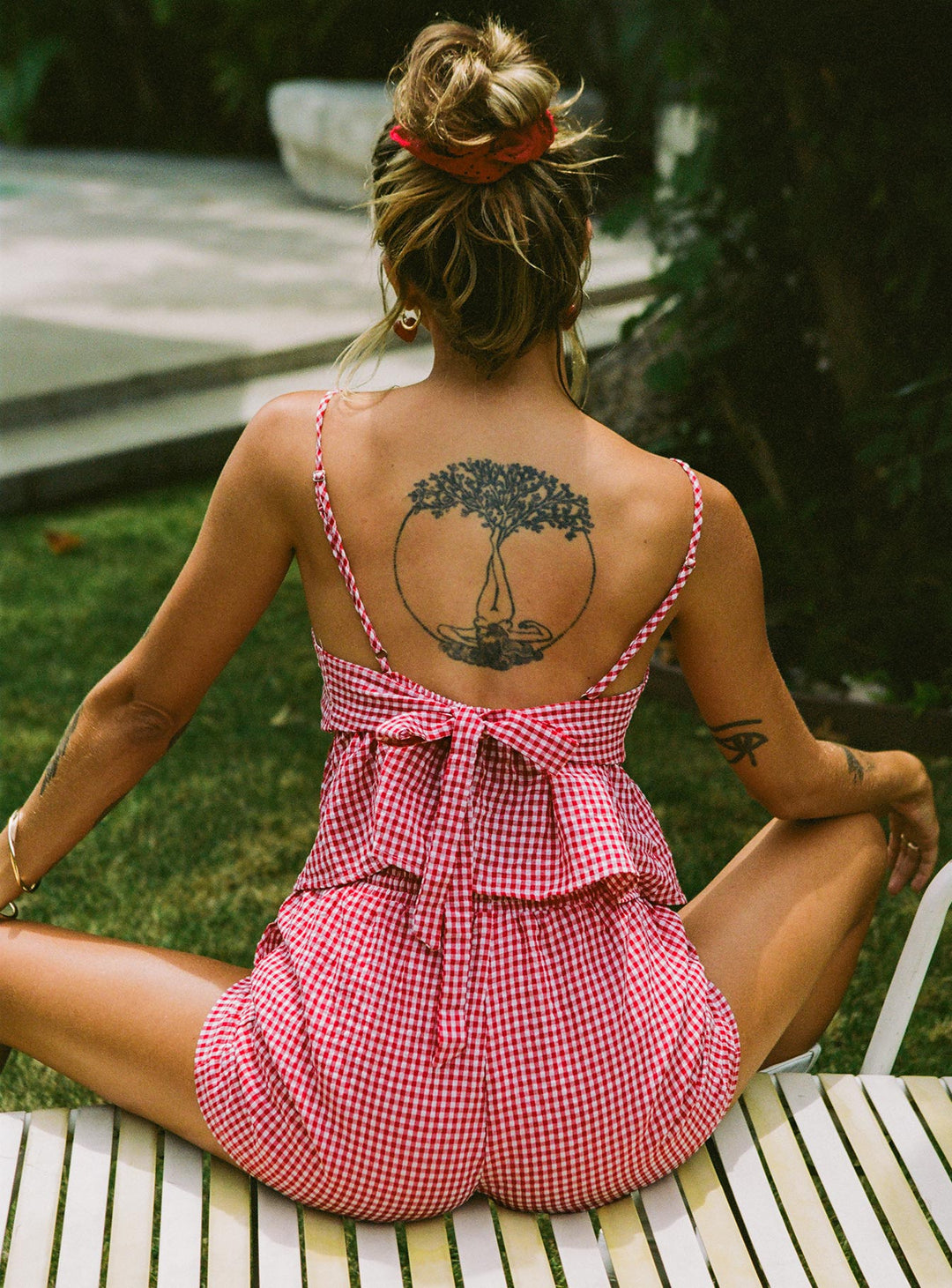 Lille Set Rot Gingham