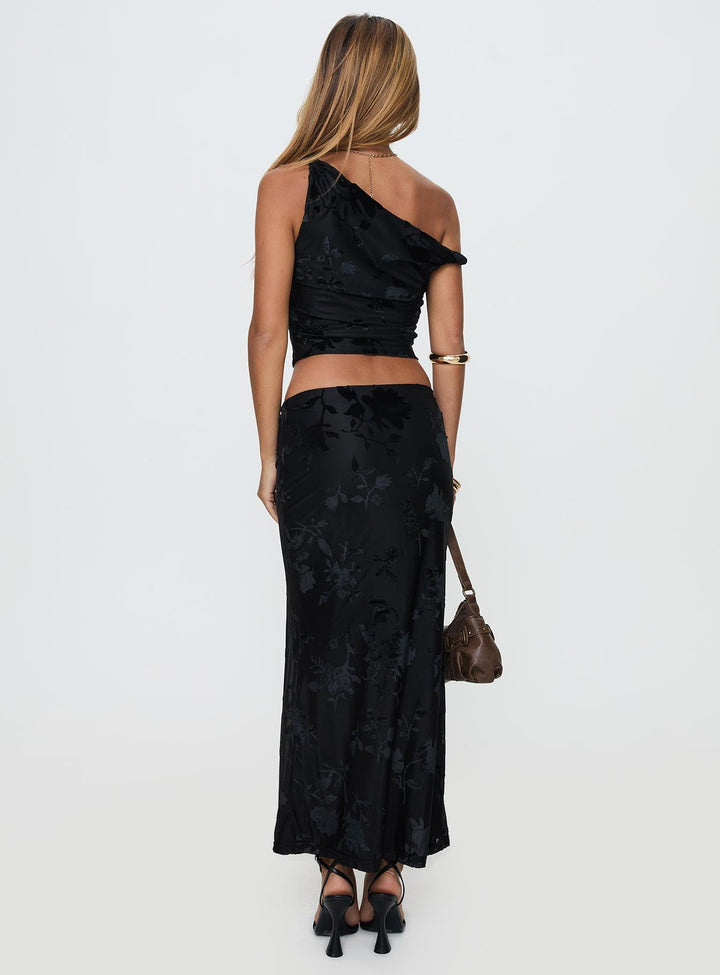 Look At You Go Asymmetrisches Set Schwarz