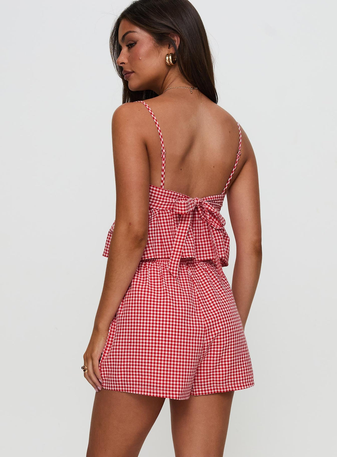 Lille Set Rot Gingham
