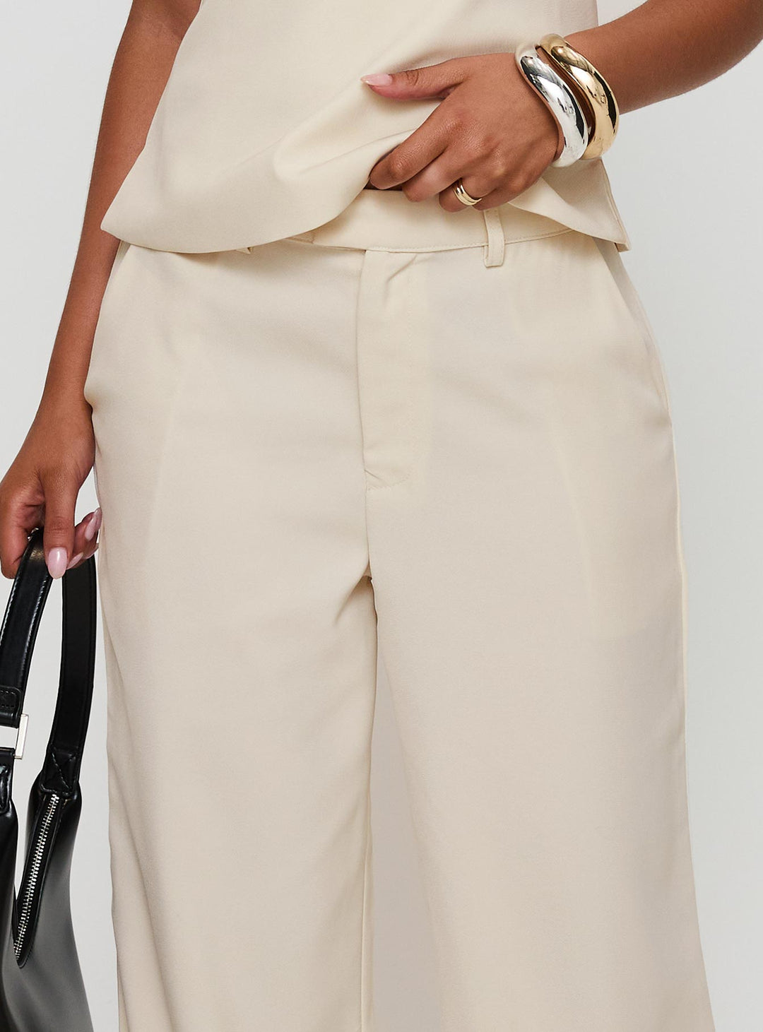 Irresistible Wide Leg Pant Creme Petite