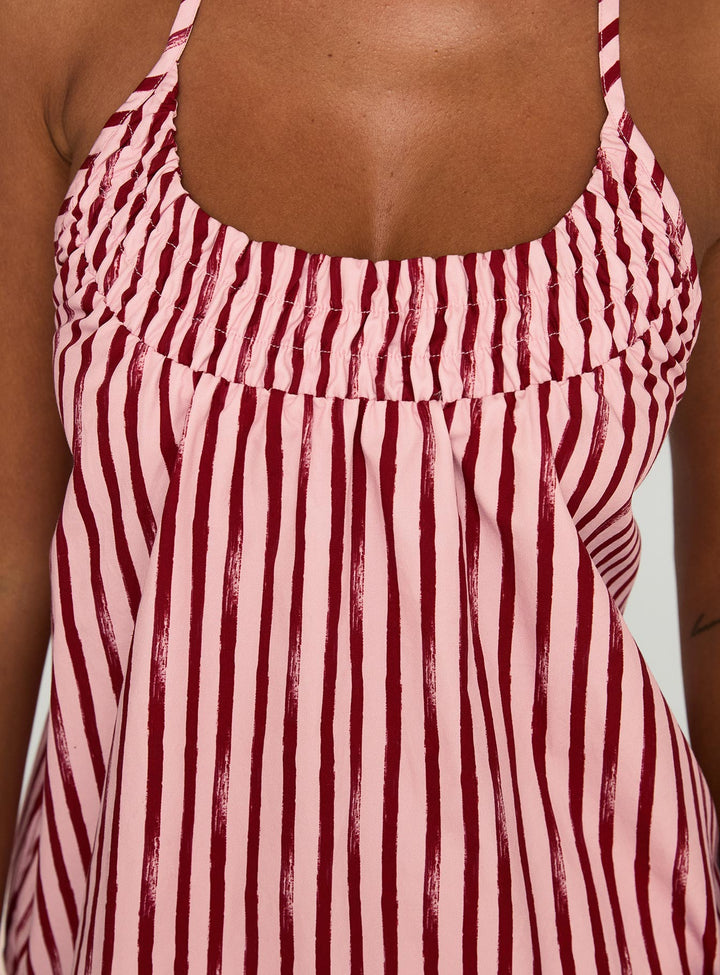 Your Everything Top Pink Stripe
