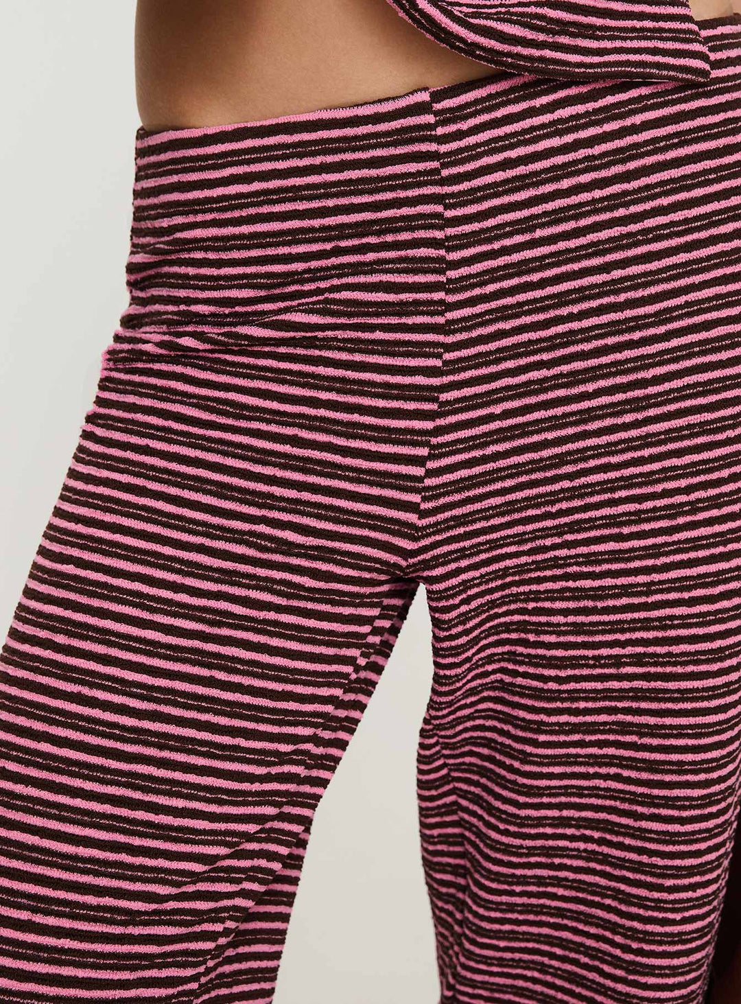 Televize Pants Brown / Pink