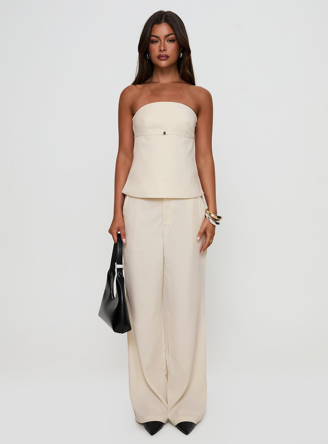 Irresistible Wide Leg Pant Creme Petite