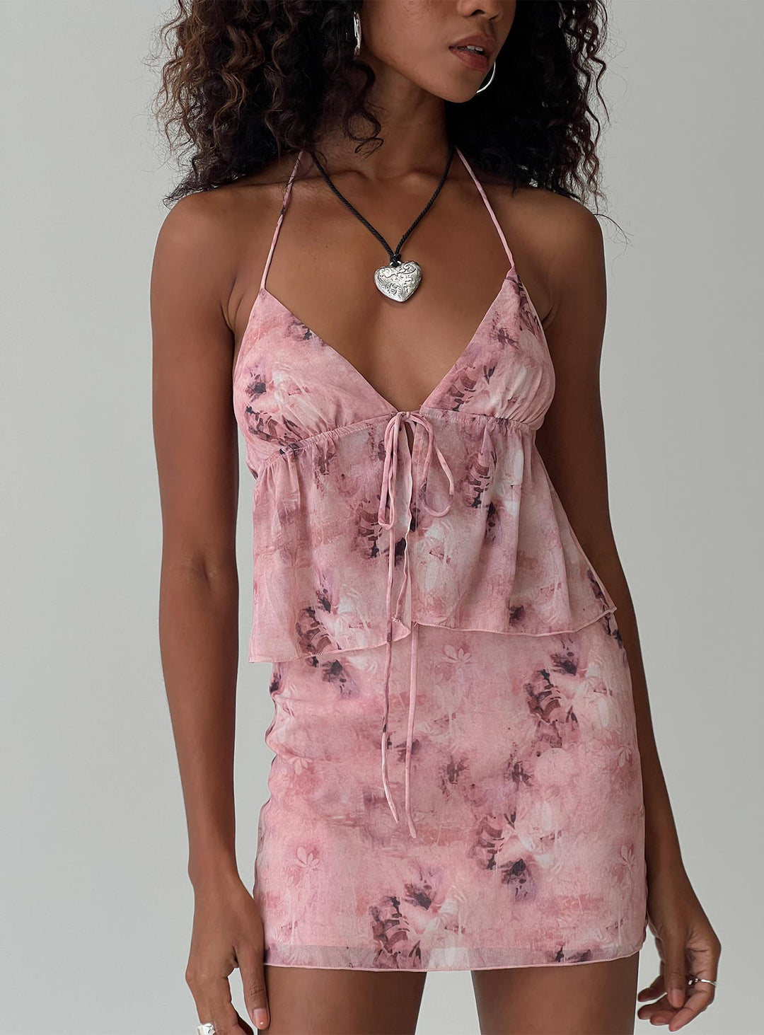 Mauro Set Pink Antique Floral