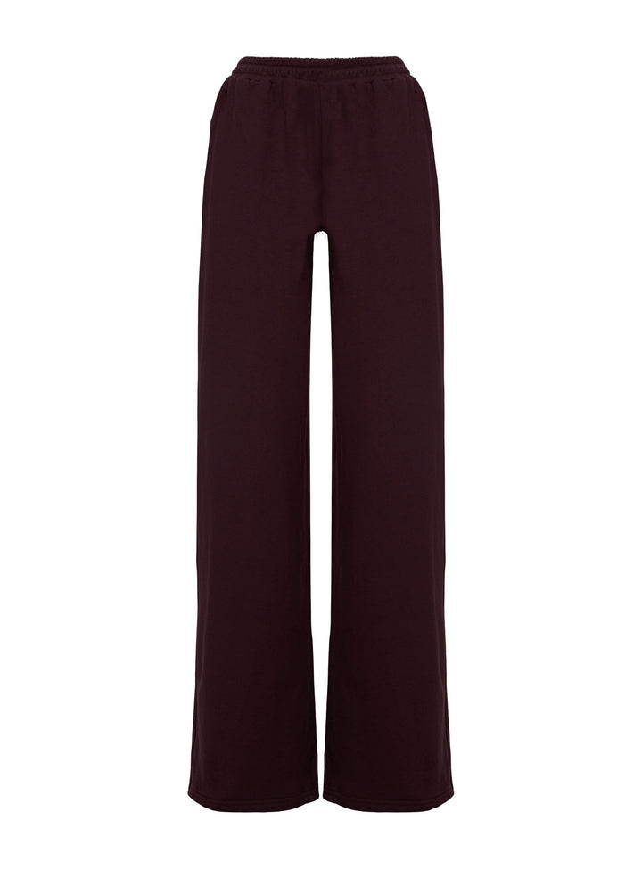 All Day Straight Leg Sweatpants Wine