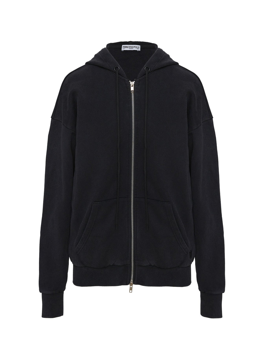 All Day Oversized  Hoodie Washed Black