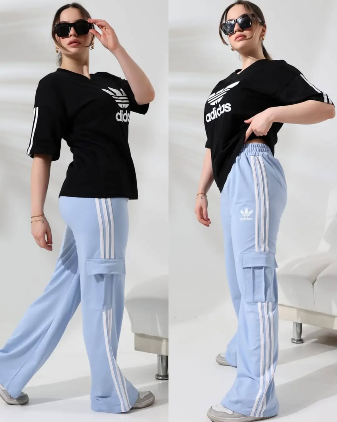 Adidas Urban Stripes™ Women's Set – Streetwear That Combines Style & Comfort Effortlessly!