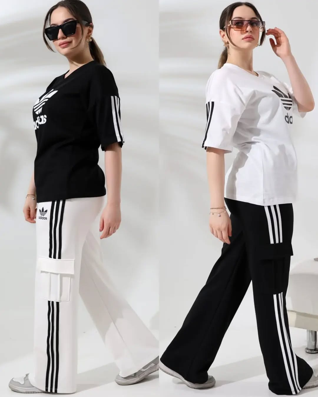 Adidas Urban Stripes™ Women's Set – Streetwear That Combines Style & Comfort Effortlessly!