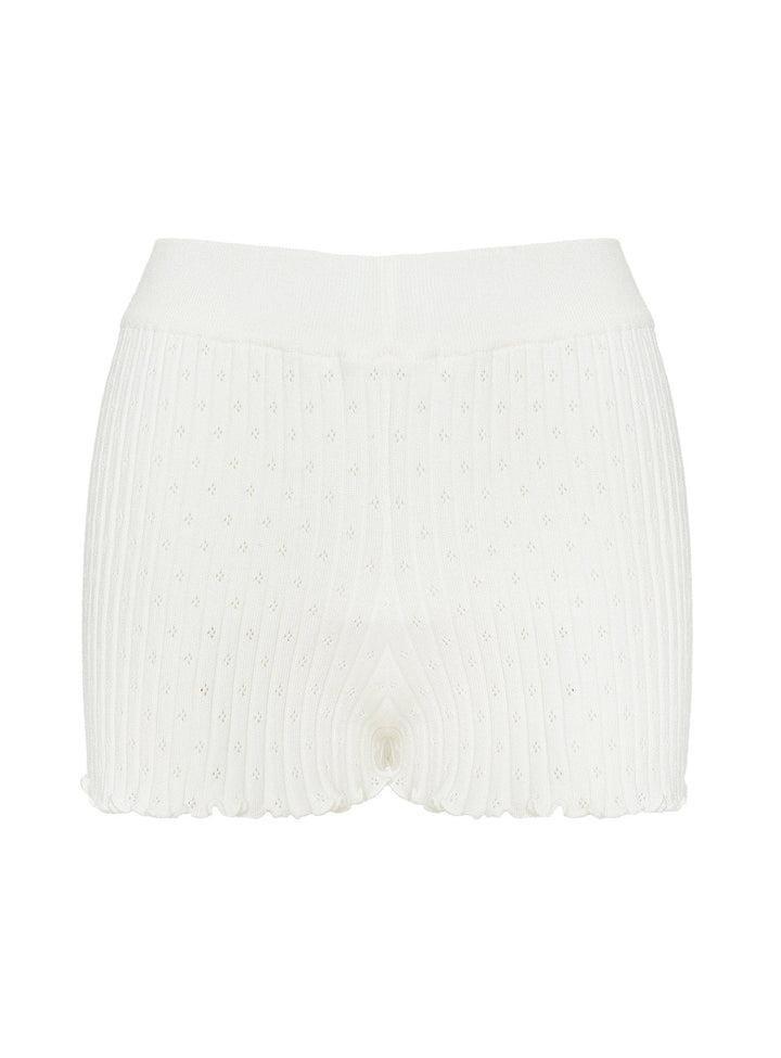 Girl Gone Wild Shorts White